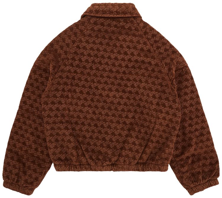 ERL Corduroy Embossed Jacket Brown