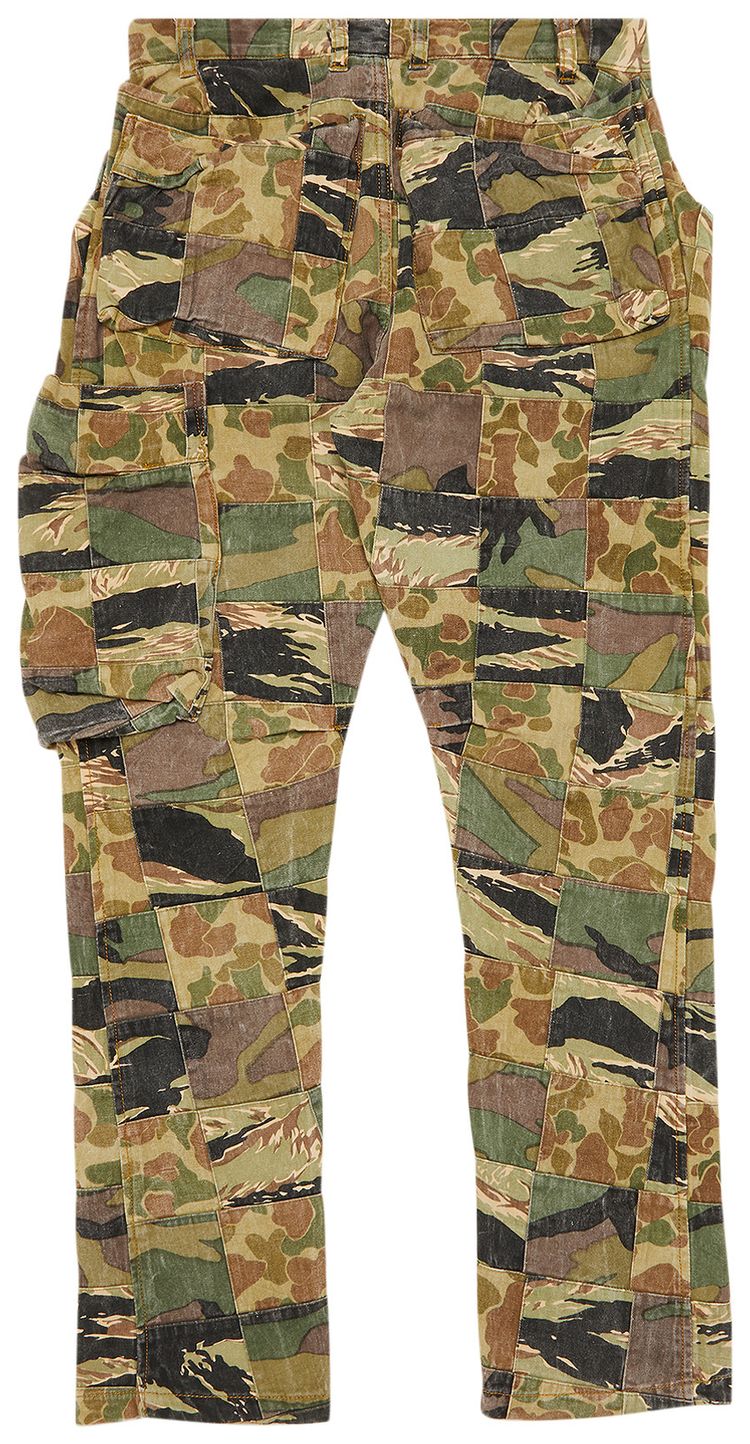Vivienne Westwood Man Patchwork Cargo Pants Multi Camo