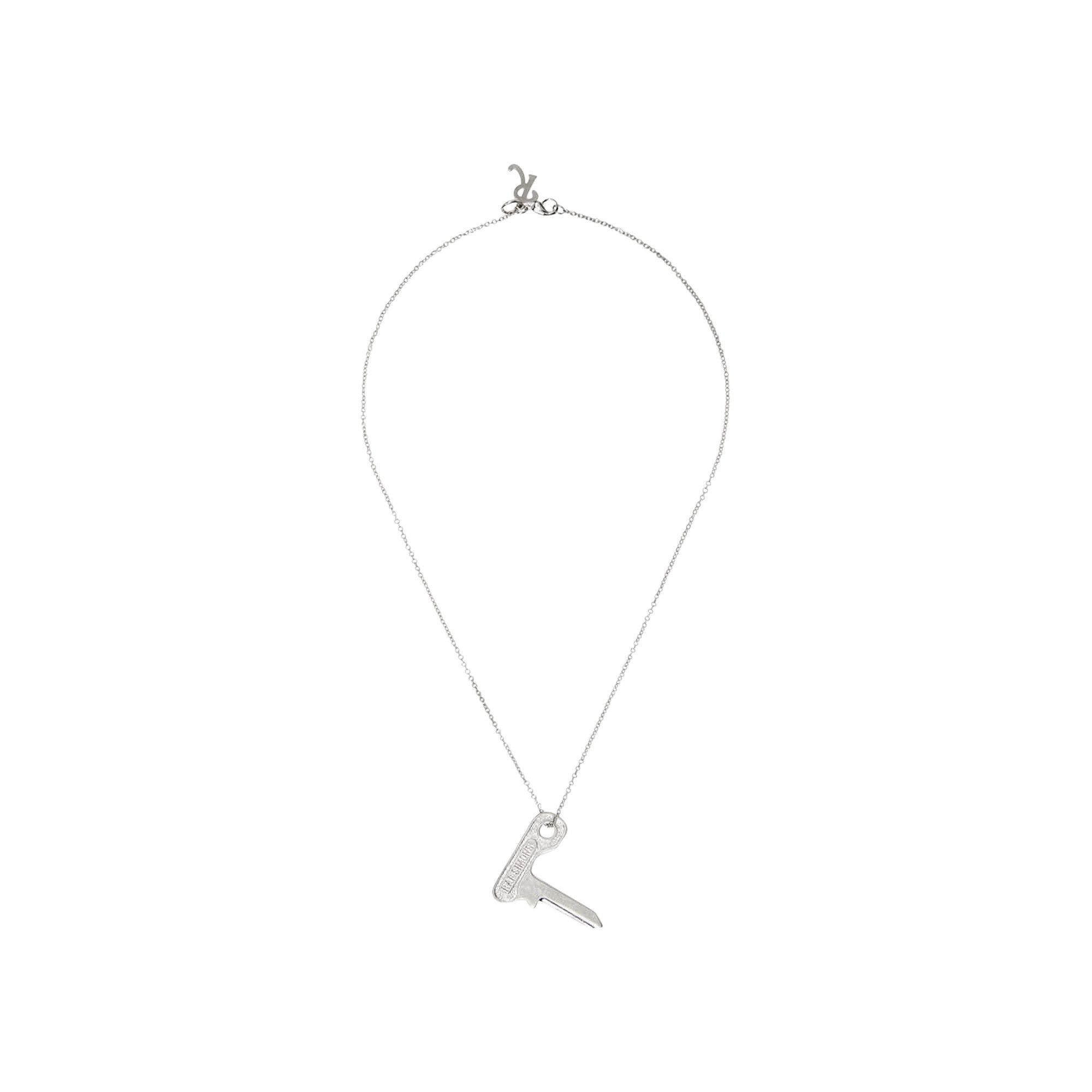 Buy Raf Simons Small Key On Hanger Necklace 'Antique Silver' - 231 Buy Raf Simons Small Key On Hanger Necklace 'Antique Silver' - 231
