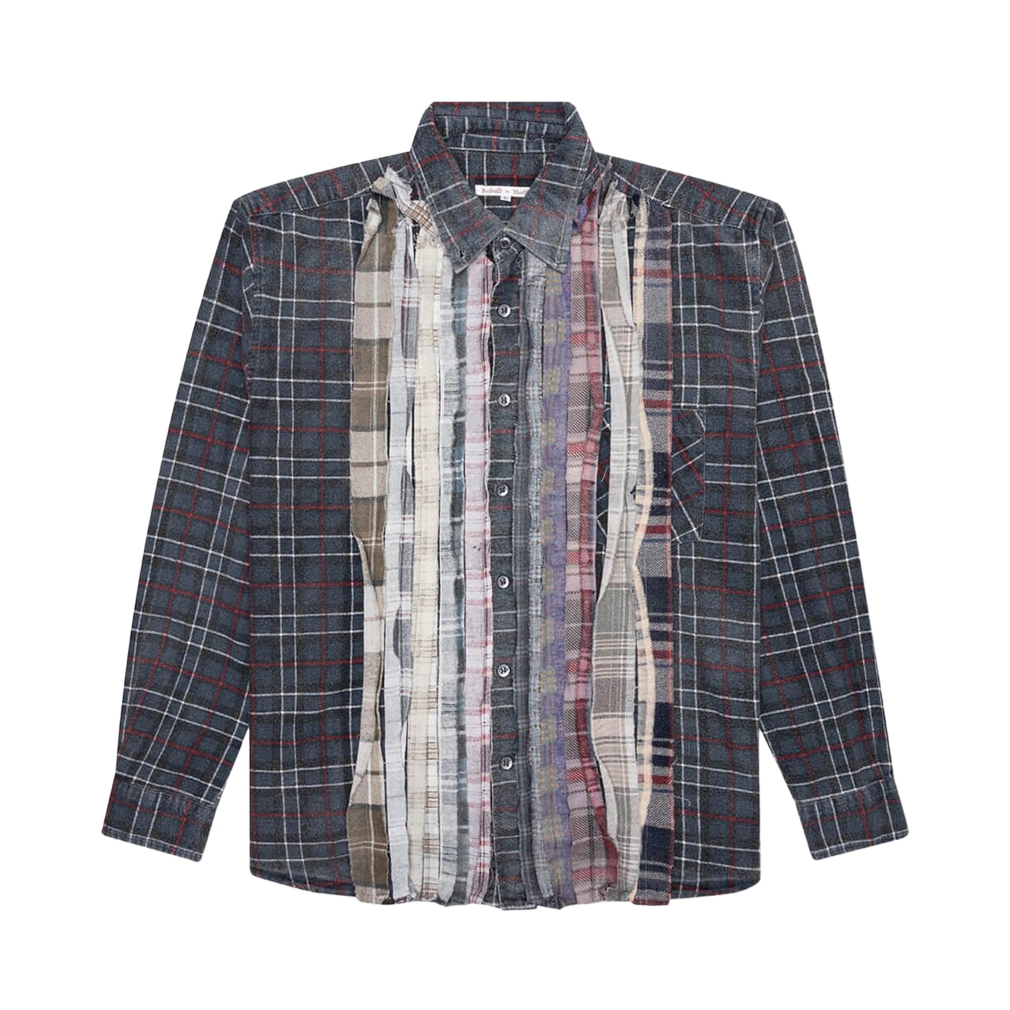 Buy Needles Flannel Shirt Ribbon Reflection Shirt 'Assorted