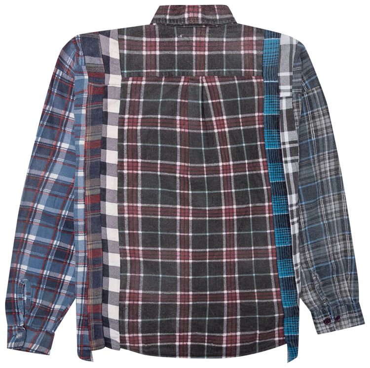 Needles Flannel Shirt 7 Cuts Wide Reflection Shirt Assorted