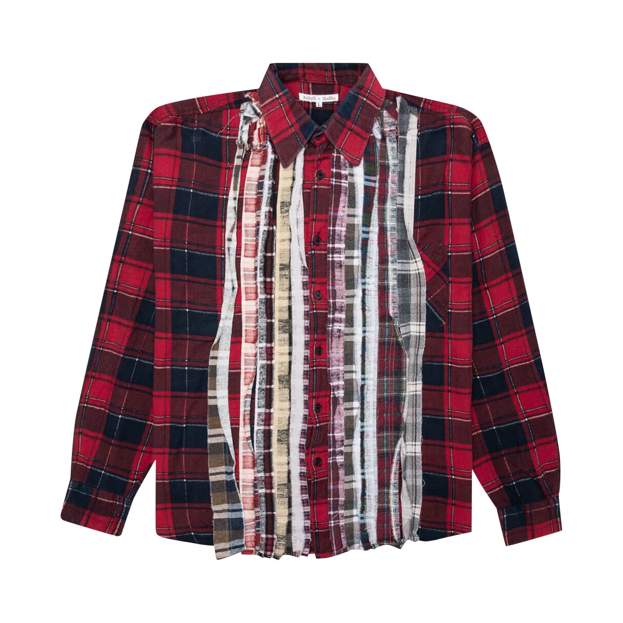 Buy Needles Flannel Shirt Ribbon Shirt Assorted MR352 A ASSO