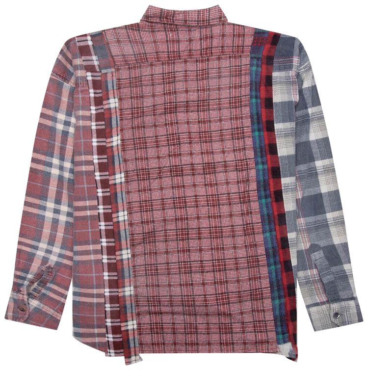 Needles Flannel Shirt 7 Cuts Wide Reflection Shirt Assorted