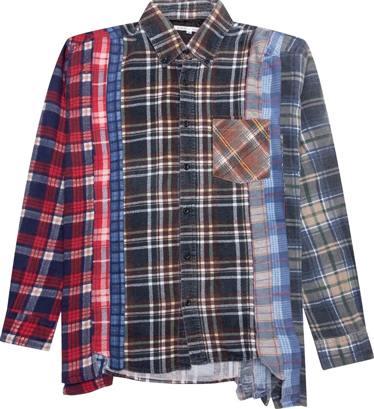 Buy Needles Flannel Shirt 7 Cuts Shirt 'Assorted' - MR346 F ASSO | GOAT