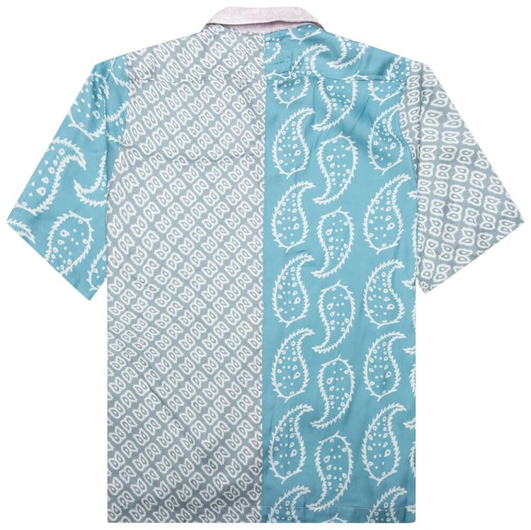 Rhude Multi Paisley Button Down GreenBlue