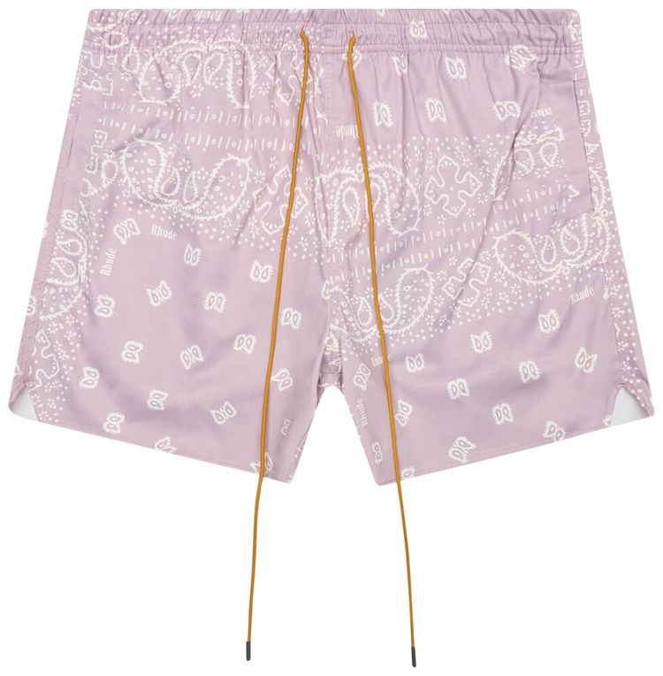 Rhude Bandana Trunks Lavender