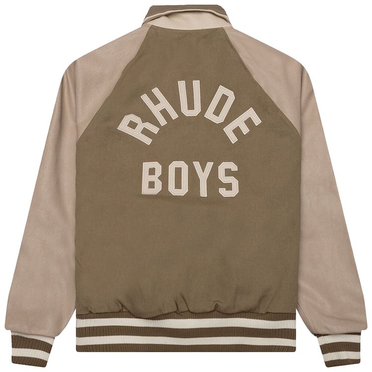 Rhude Twill Boys Bomber Beige