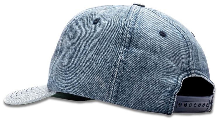Rhude R Logo Light Denim Hat Blue