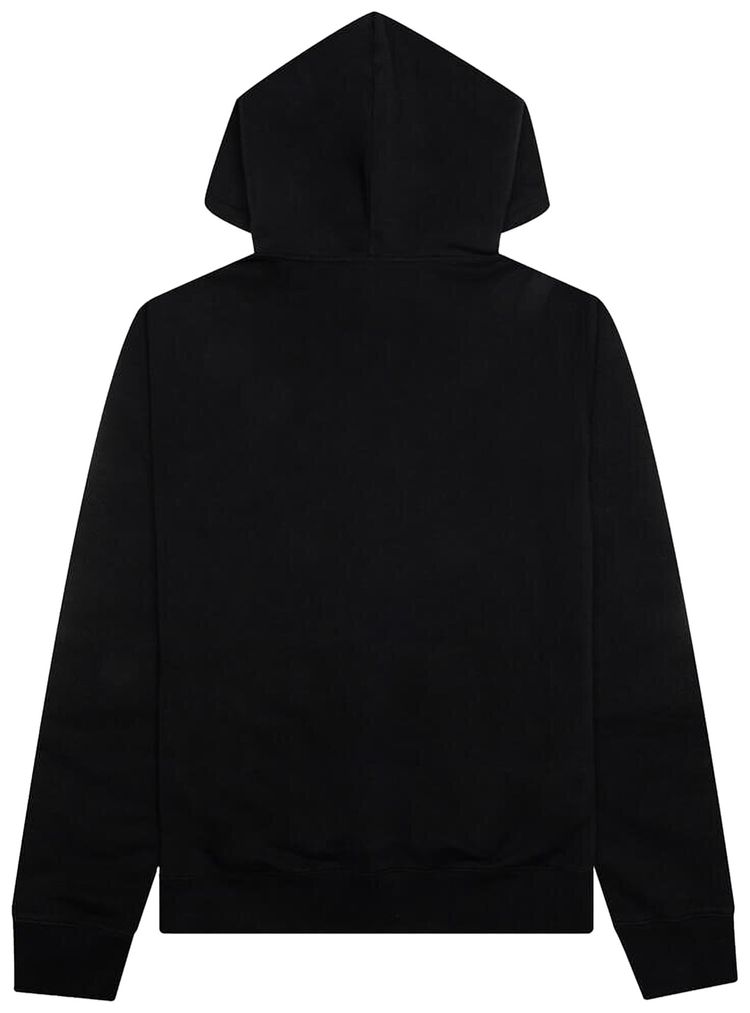 Lanvin Fleece Eusebio Hoodie BlackOrange