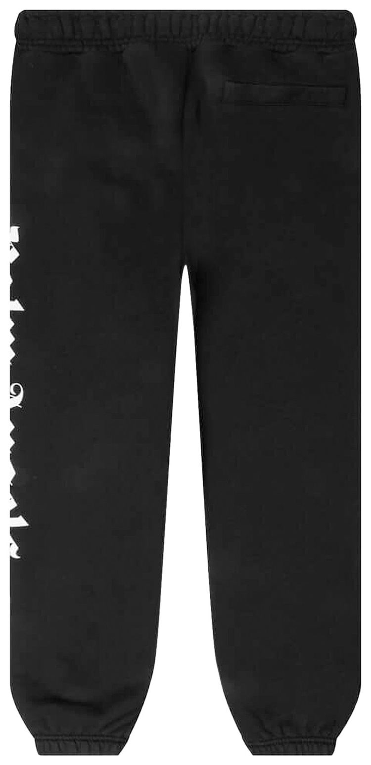 Palm Angels Side Logo Sweatpants BlackWhite