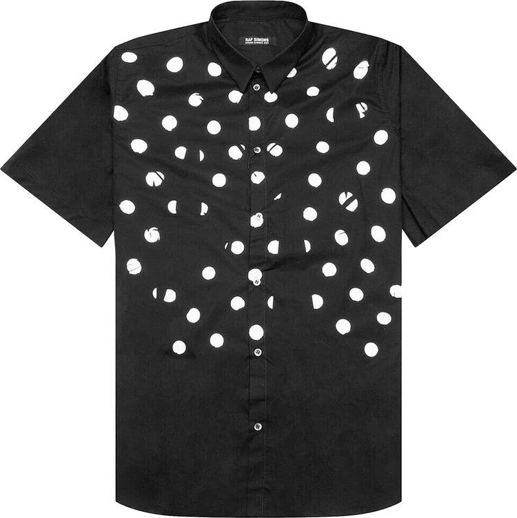 Raf Simons Polka Dot Print Shirt 'Black'