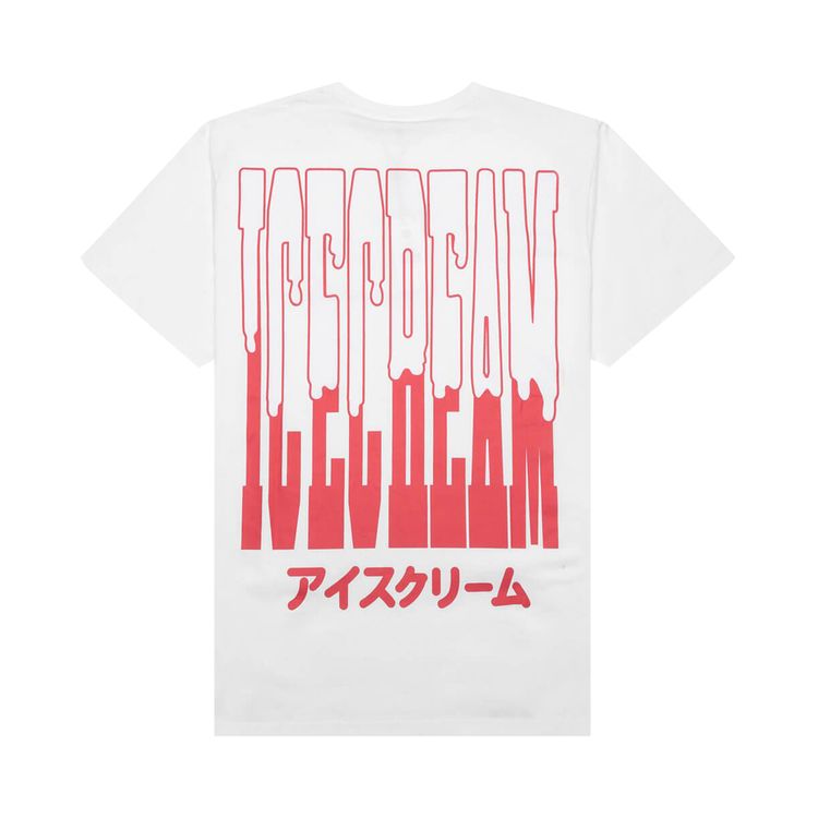 Icecream Big Drip Tee Wht
