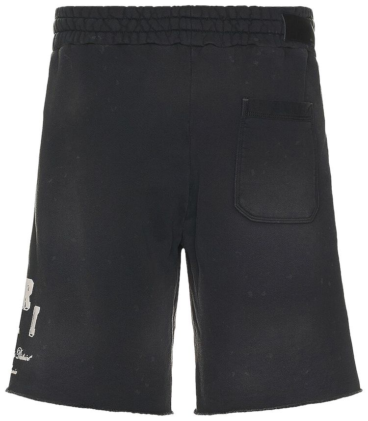 Amiri Vintage Collegiate Shorts Black