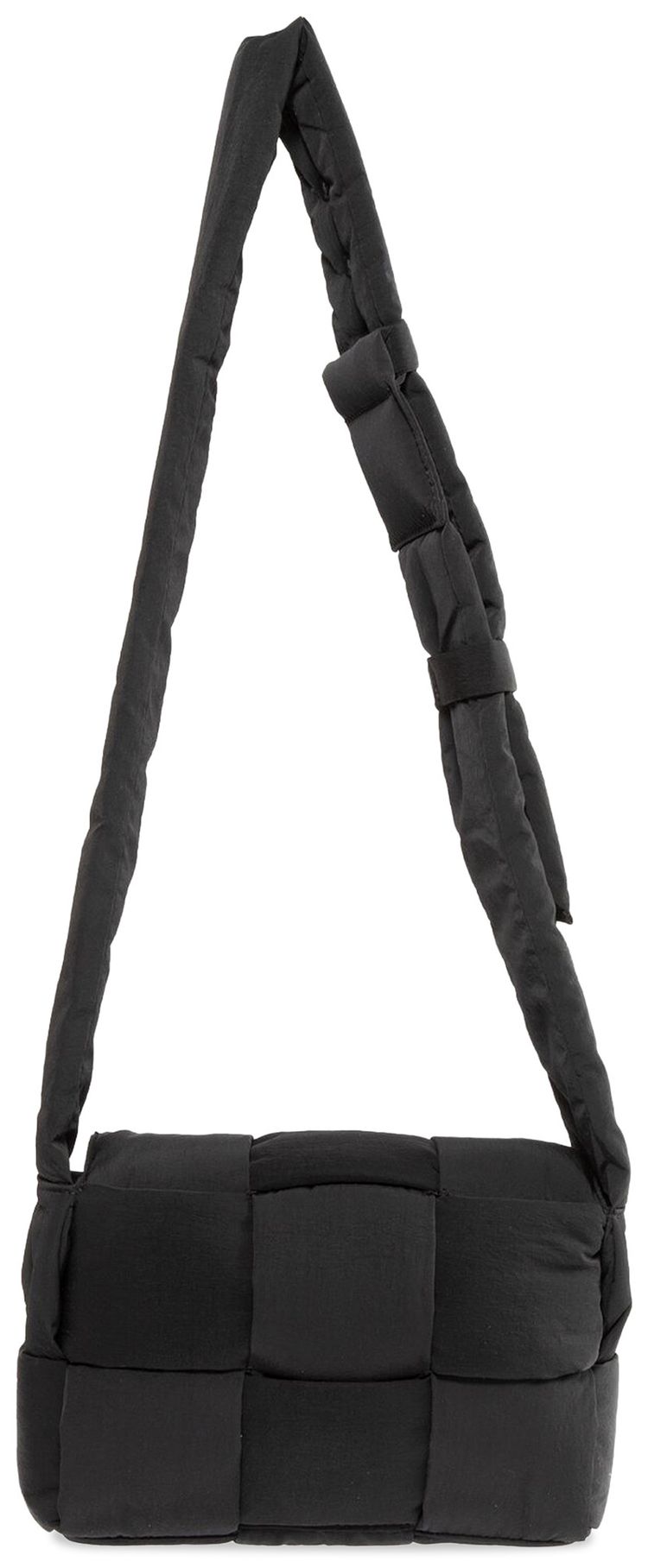 Bottega Veneta Small Padded Tech Cassette Bag BlackSilver