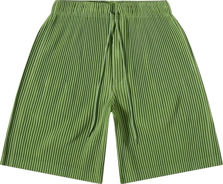 Issey Miyake Color Pleats Shorts 'Grass Green'