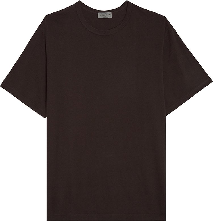 Yohji Yamamoto Pour Homme Round Neck Half-Sleeve T-Shirt 'Charcoal'