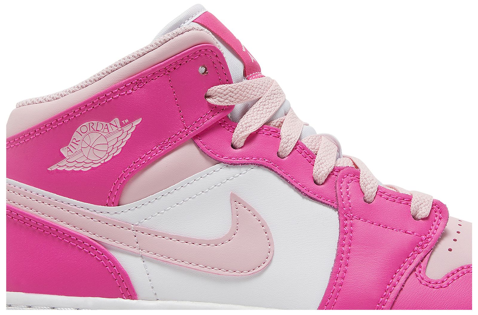 air jordan green with pink laces