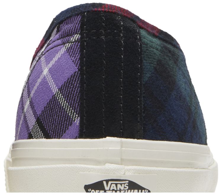 Vans Authentic 44 DX Anaheim Factory   Black Plaid Mix