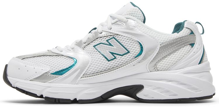 New Balance 530 White Silver Green