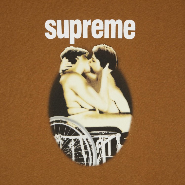 Supreme Kiss Tee Light Brown