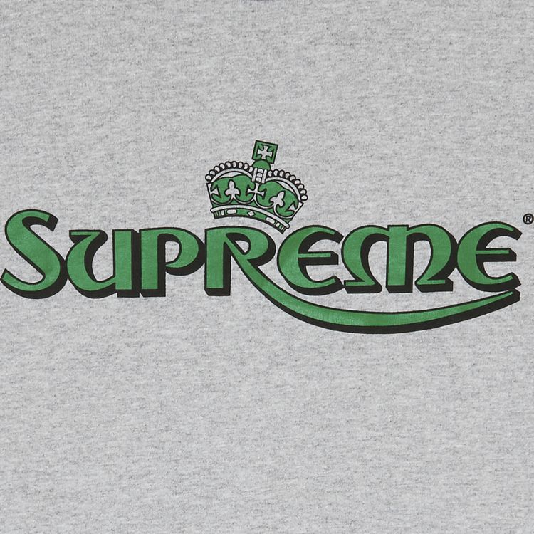 Supreme Crown Tee Heather Grey