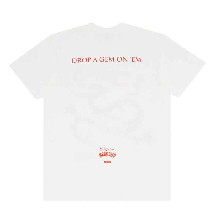 Supreme Mobb Deep Dragon Tee White