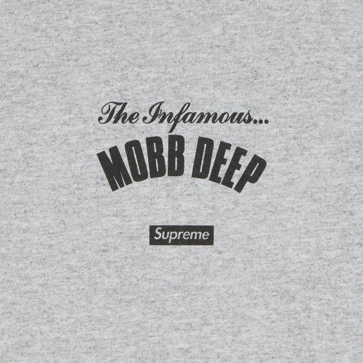 Supreme Mobb Deep Dragon Tee Heather Grey