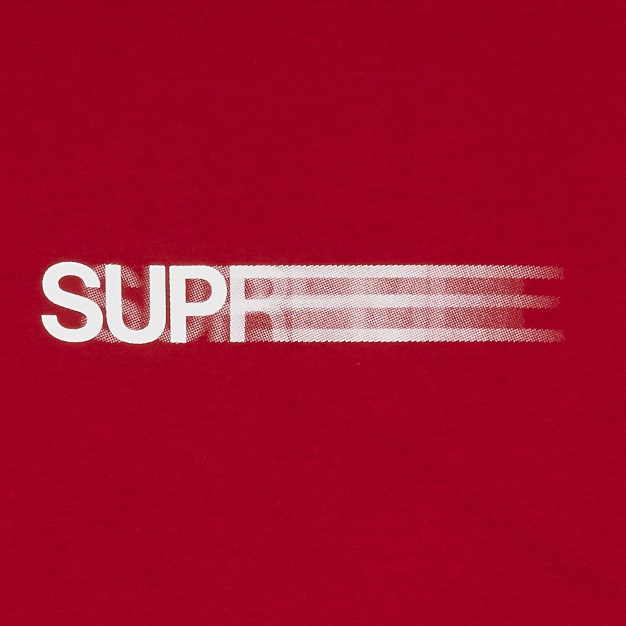 Buy Supreme Motion Logo Tee Red SS23T75 RED GOAT SA