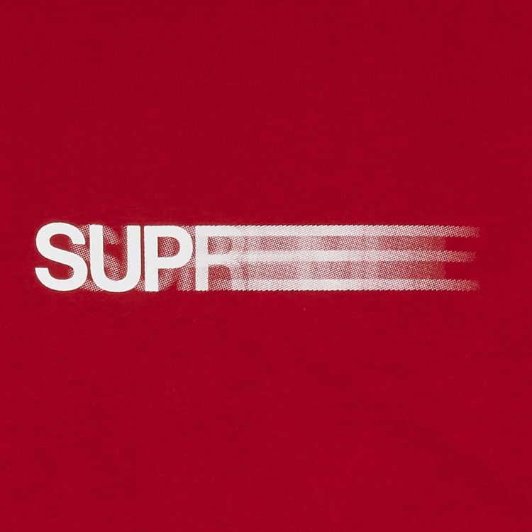 Supreme Motion Logo Tee Red