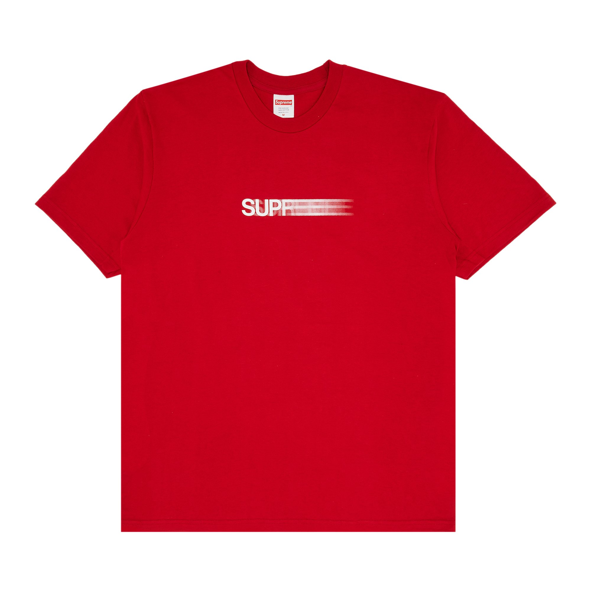 Supreme Motion Logo Tee 'Red'