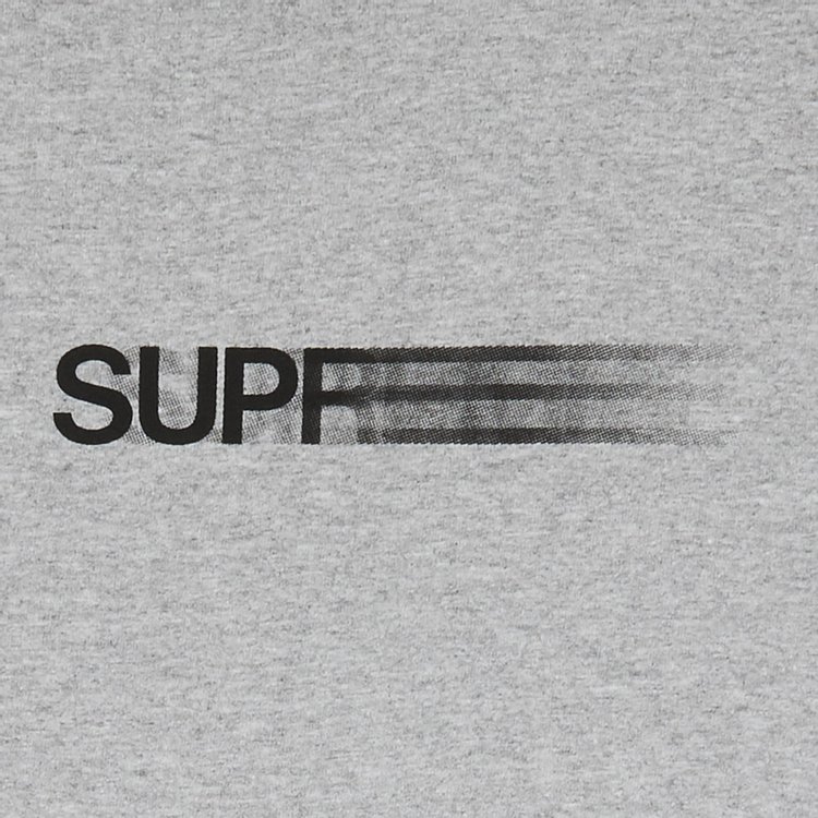 Supreme Motion Logo Tee Heather Grey