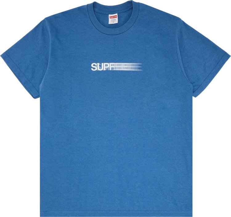 Supreme Motion Logo Tee 'Faded Blue'