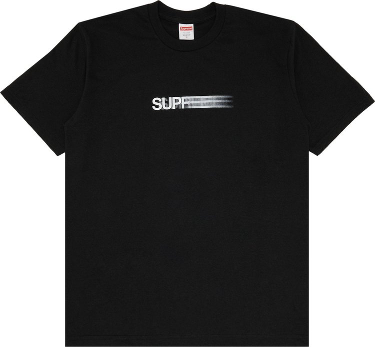 Supreme Motion Logo Tee 'Black'