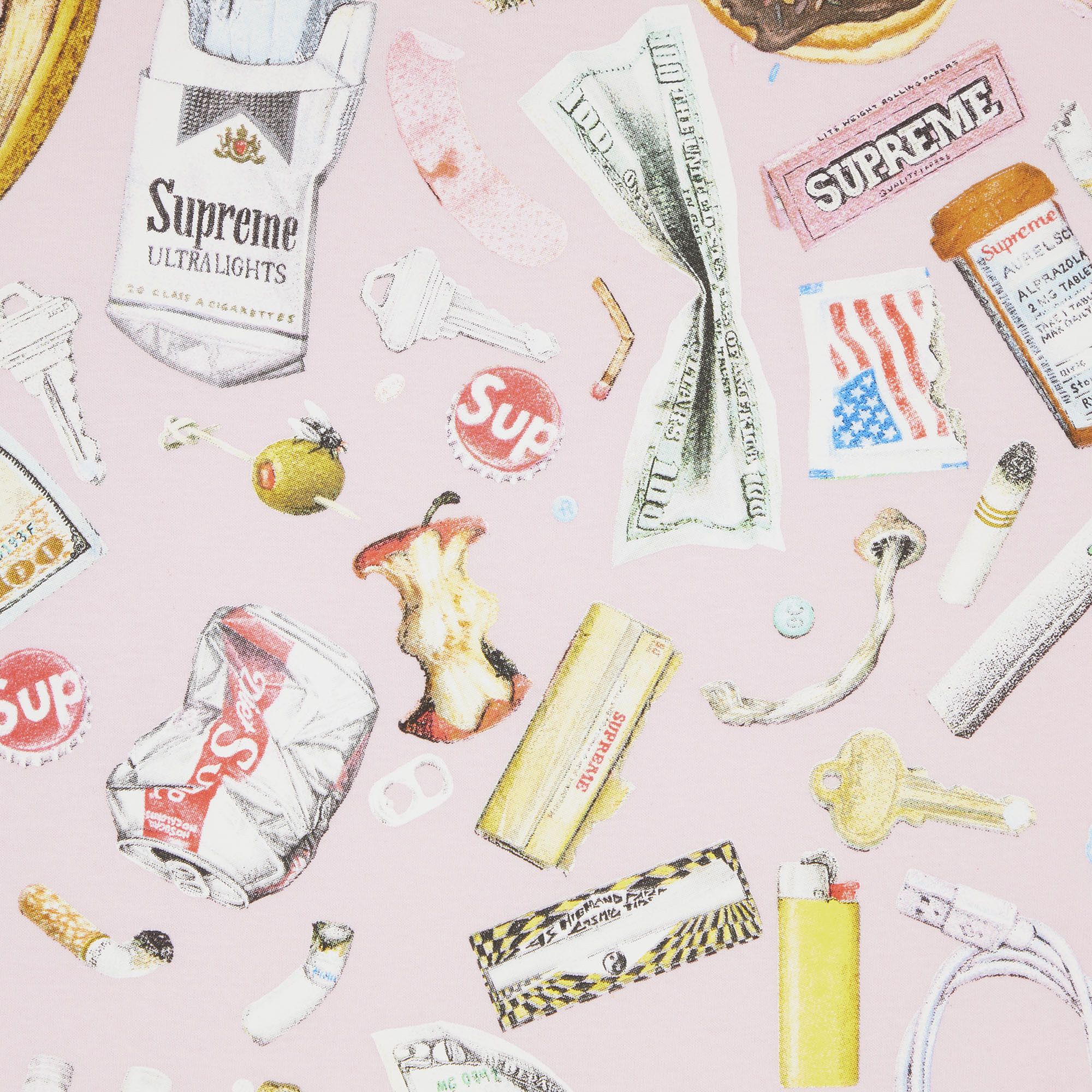 Size xxl Supreme Trash Tee 'Light Pink'