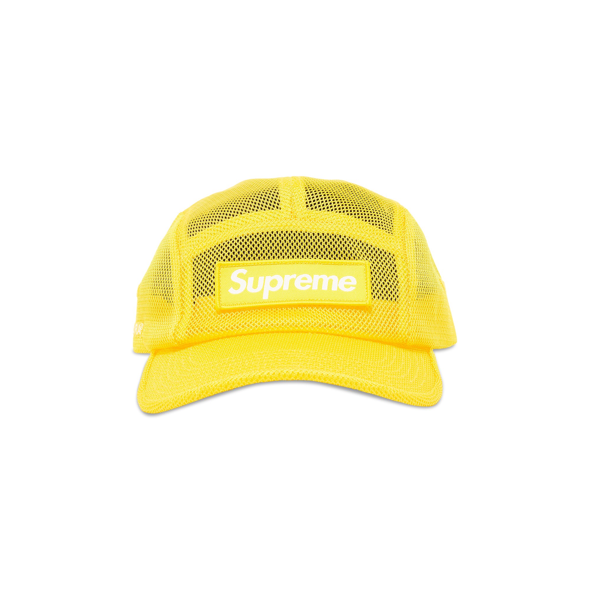 Supreme Terry Side Mesh Panel Camp Cap黄2