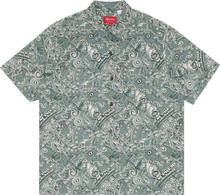 Supreme Dollar Short-Sleeve Shirt 'Green'