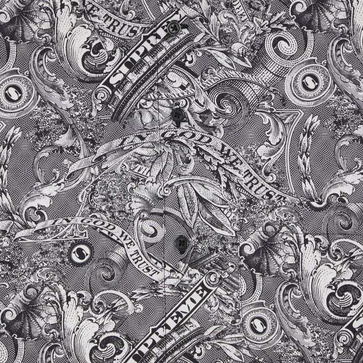 Supreme Dollar Short Sleeve Shirt Black