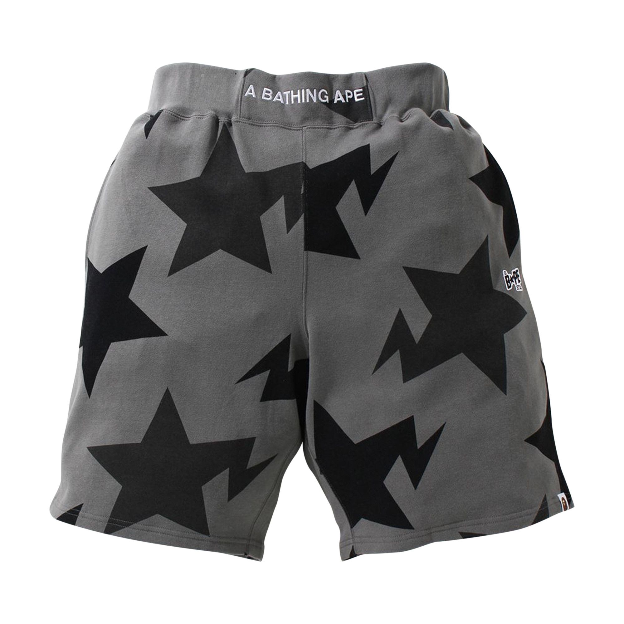 Buy BAPE Sta Pattern Wide Fit Sweat Shorts Black 1H80 153 006 BLACK GOAT CA