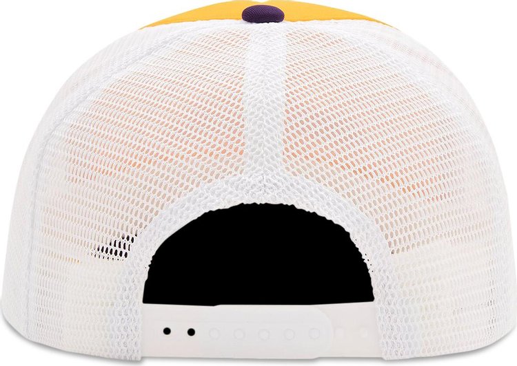 Corteiz Alcatraz Trucker Hat YellowPurple