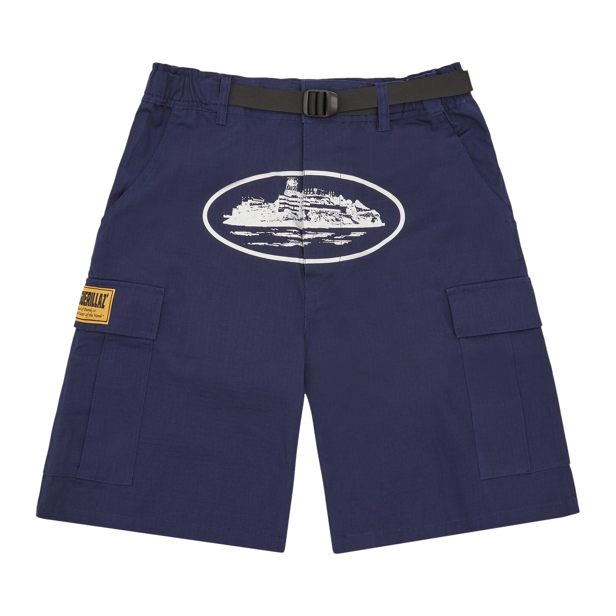 Buy Corteiz Alcatraz Cargo Shorts 'Navy' - 7892 1SS230202ACS NAVY