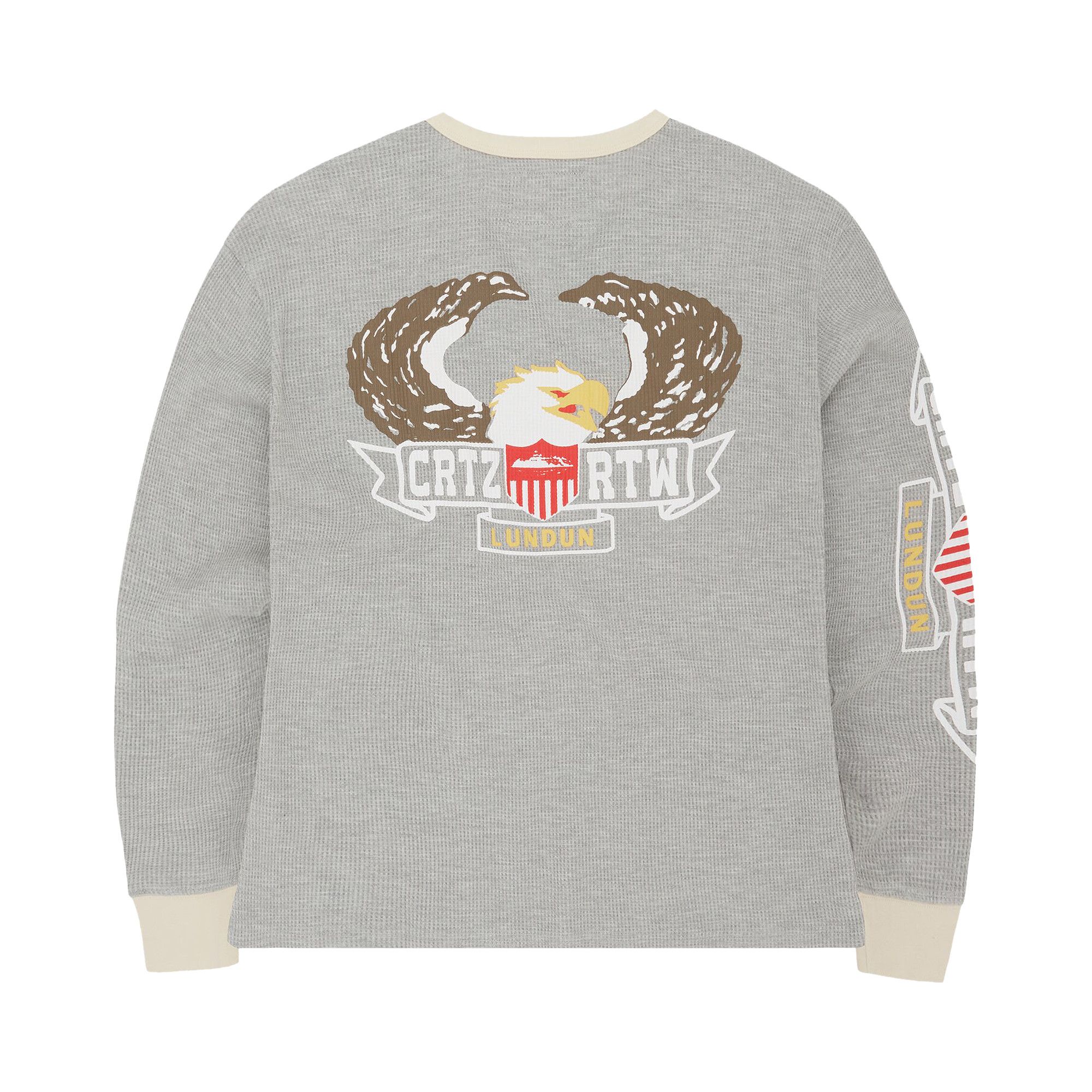 Buy Corteiz Dipset Eagle Waffle Long-Sleeve 'Grey' - 7892 Buy Corteiz Dipset Eagle Waffle Long-Sleeve 'Grey' - 7892