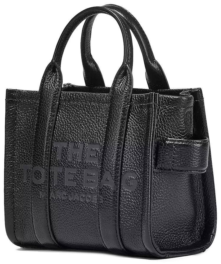 Marc Jacobs The Micro Leather Tote Bag Black