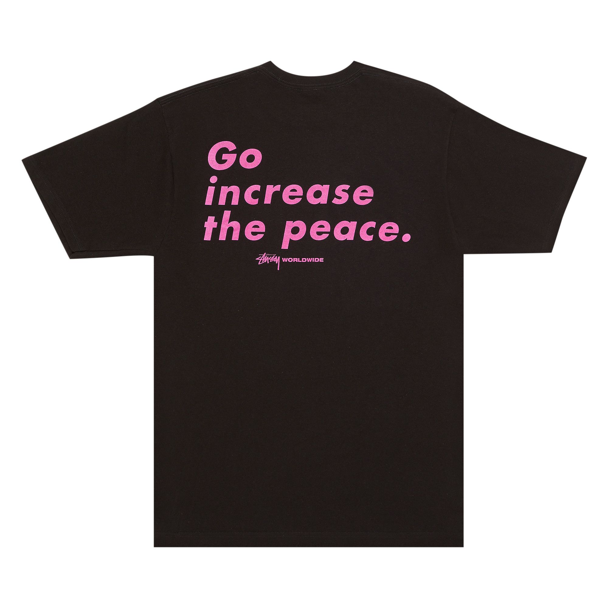 Buy Stussy Go Increase The Peace Tee 'Black' - 0535