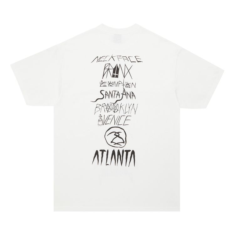 Stussy Gear Evil World Tour Tee WhiteBlack