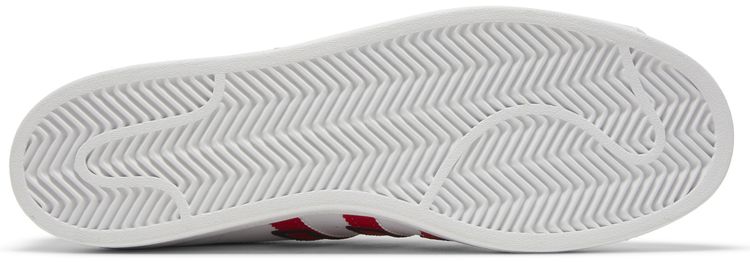 Adidas Superstar White Vivid Red