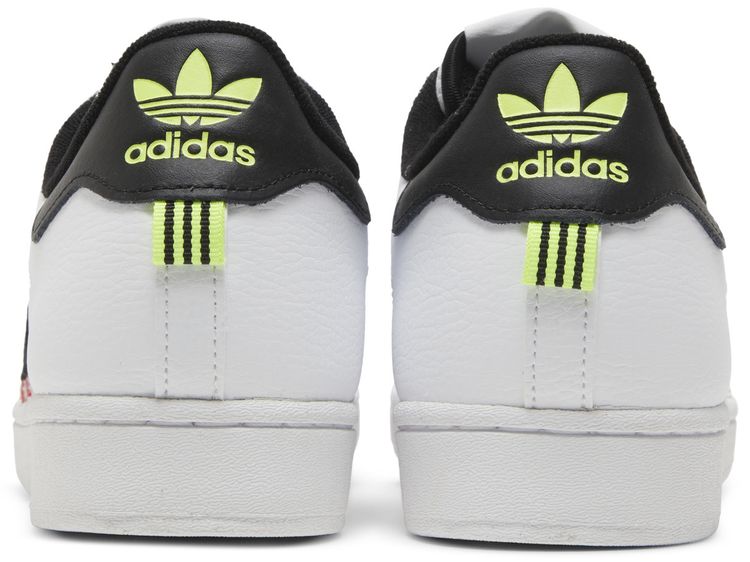 Adidas Superstar White Vivid Red