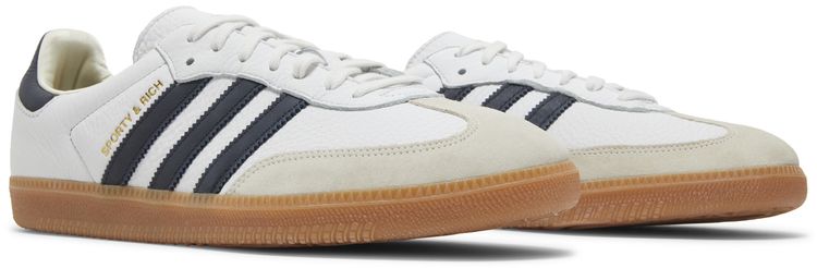 Sporty  Rich x adidas Samba OG White Legend Ink