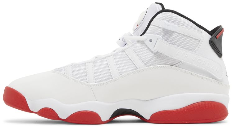 Air Jordan 6 Rings White University Red