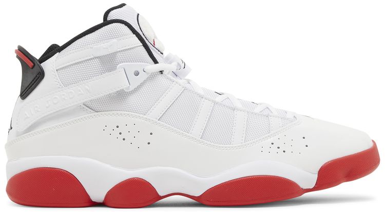 Air Jordan 6 Rings White University Red