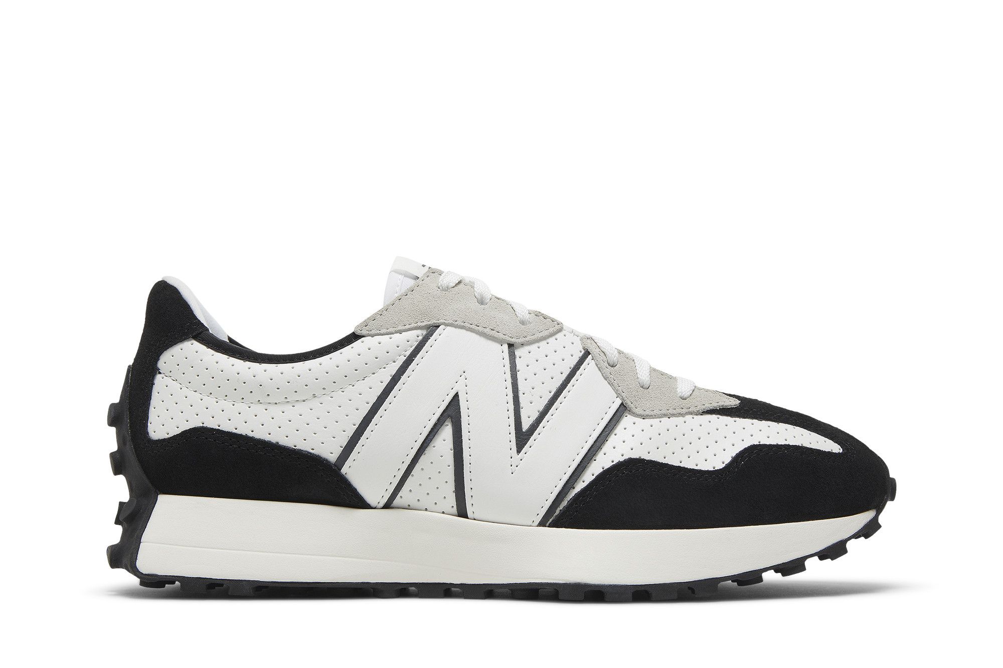 Buy New Balance 327 'White Black Grey' - MS327NI | GOAT